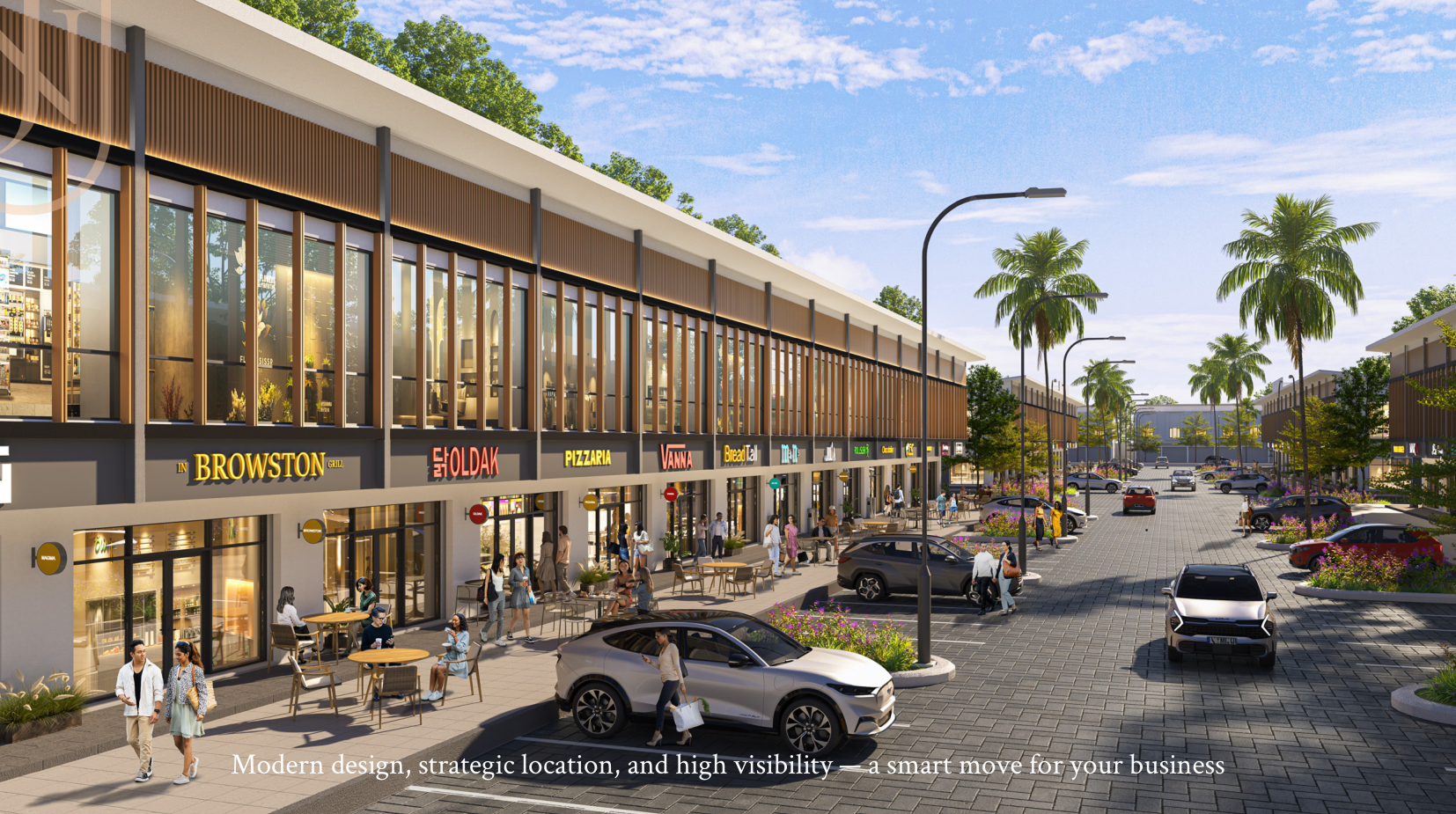 Tiban Niaga Junction left frontage perspective